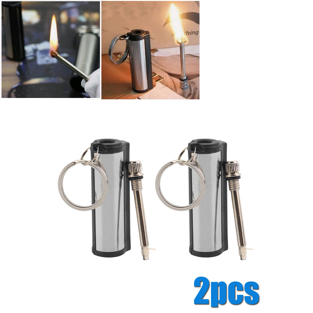 2pcs Outdoor Lighter Fire Starter Match Stick Camping Lighters Waterproof