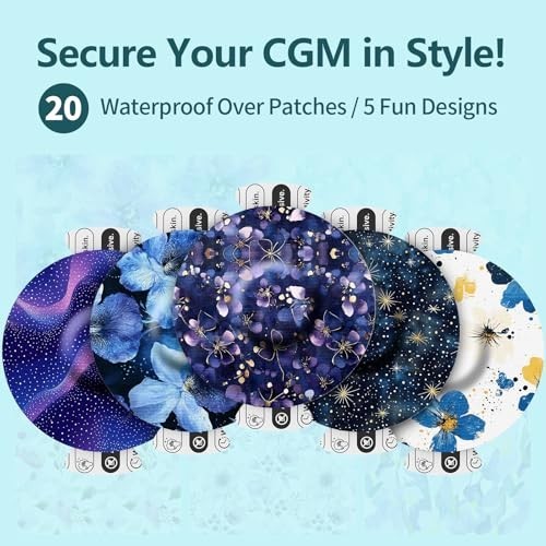 Waterproof Adhesive Patches for Libre 3 – Sensor Covers, Easy-Peel, Full Coverag