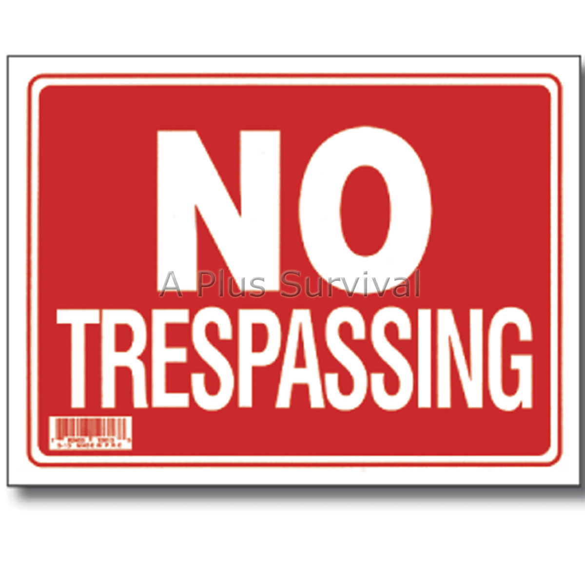 2 Pack – No Trespassing 9″x12″ Caution Safety Sign Home Business Office Yard