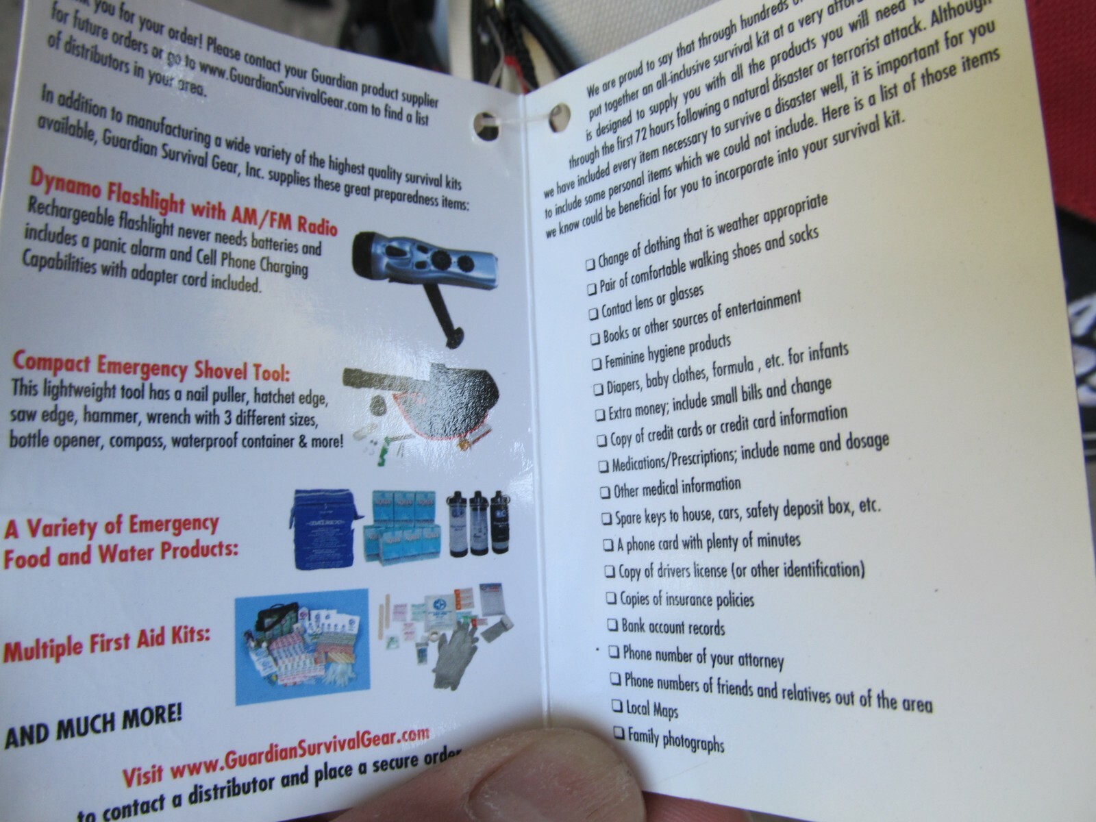 Ashton Kutcher Killers Movie Guardian 2 Person Survival Kit Go Bag
