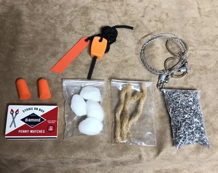 Military Emergency Survival Starter Kit Lot 10 MultiTool Flashlight Saw Fire++