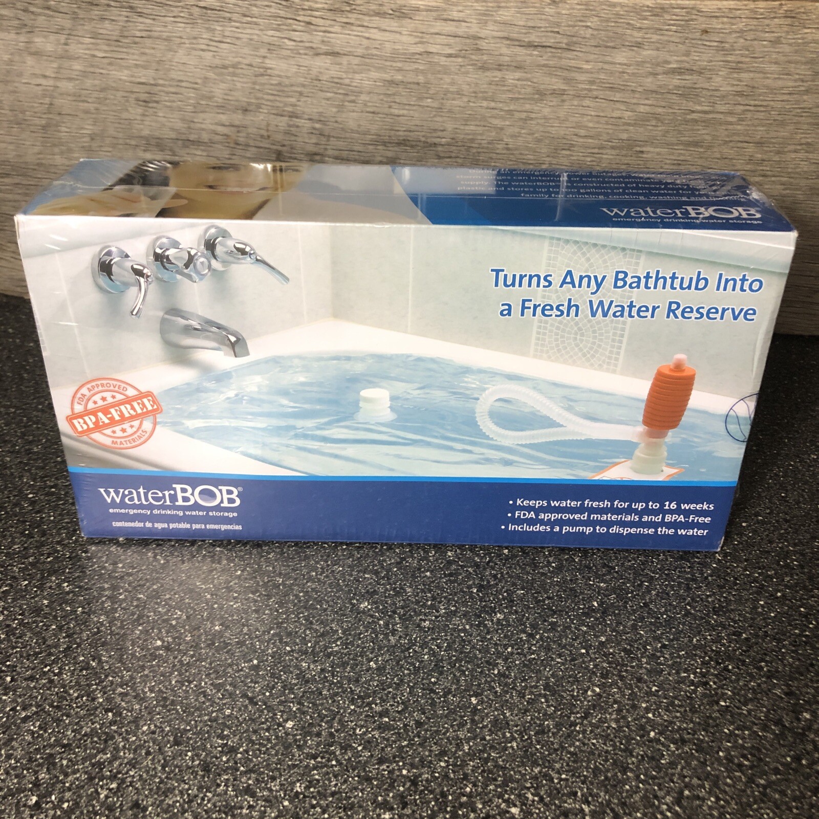 Water BOB Survival Emergency Drinking Fresh Water Storage 100-Gallons Kit New