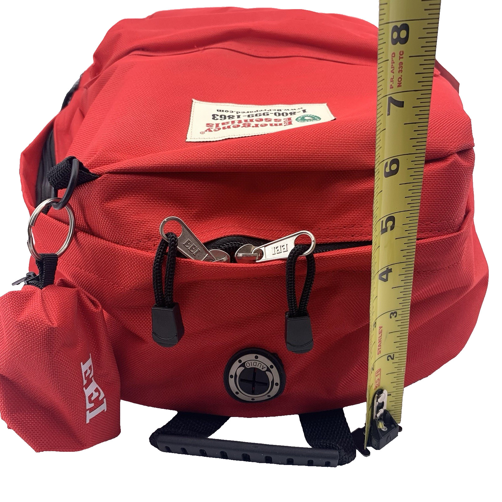 Emergency Essentials Large Red Backpack Bug Out Bag Survival Prep 72-Hr Kit New