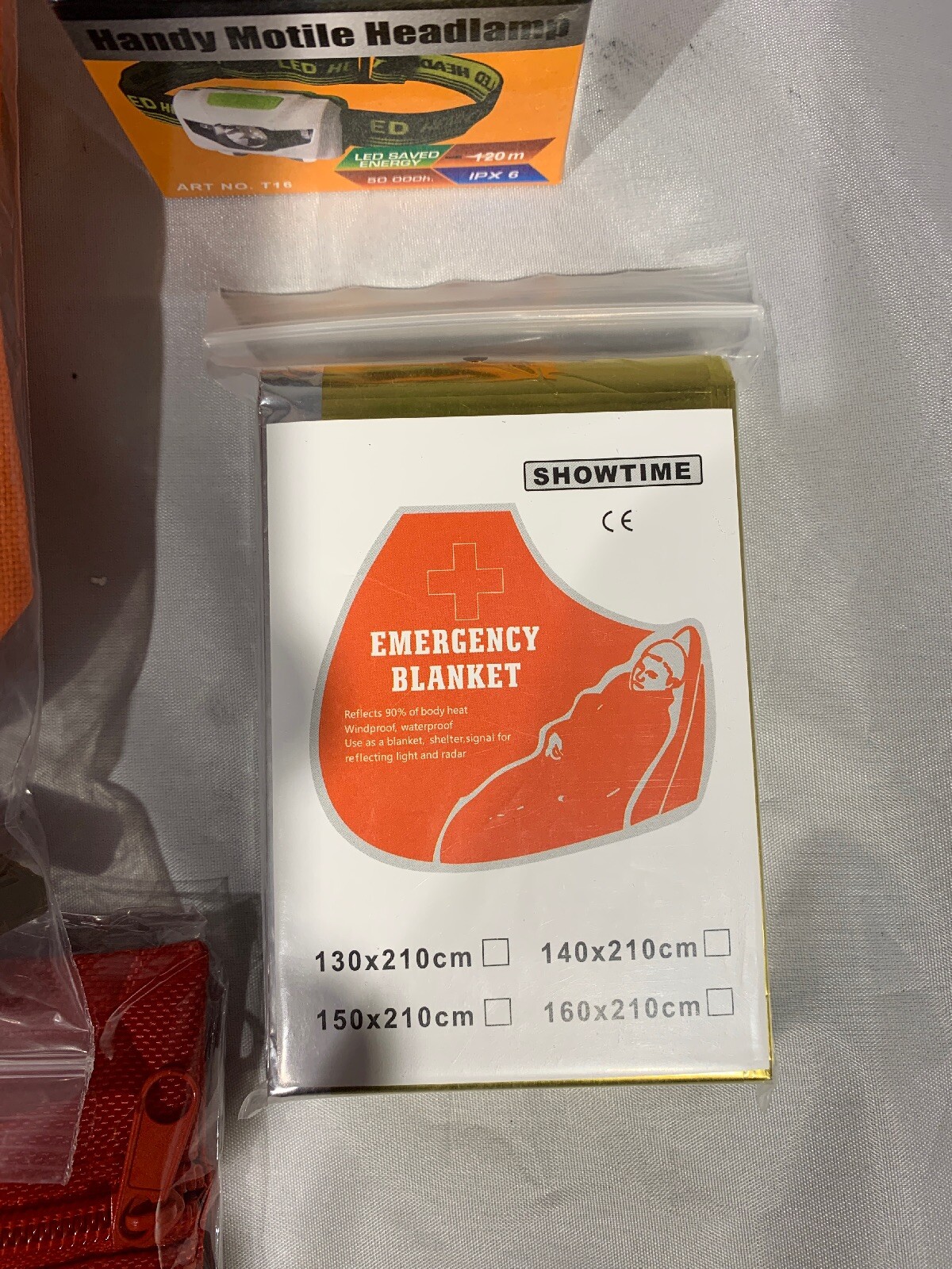 Survival Kit Essential Bug out Bag Hurricane & Storm Prepare Emergency Free S/H