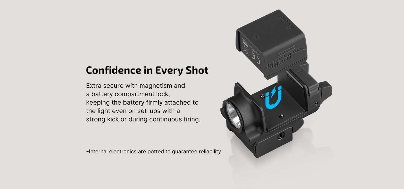 Olight PL-MINI 3 Valkyrie 600 Lumen Rechargeable Rail Mount Flashlight