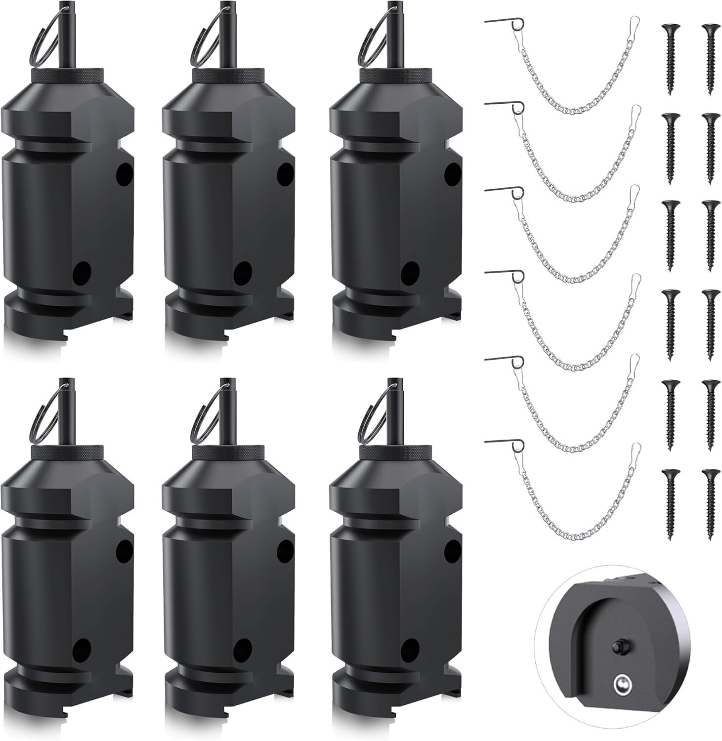 Durable 12 Gauge Trip Alarm Device – 6 Pack for Secure Camping & Outdoor Use