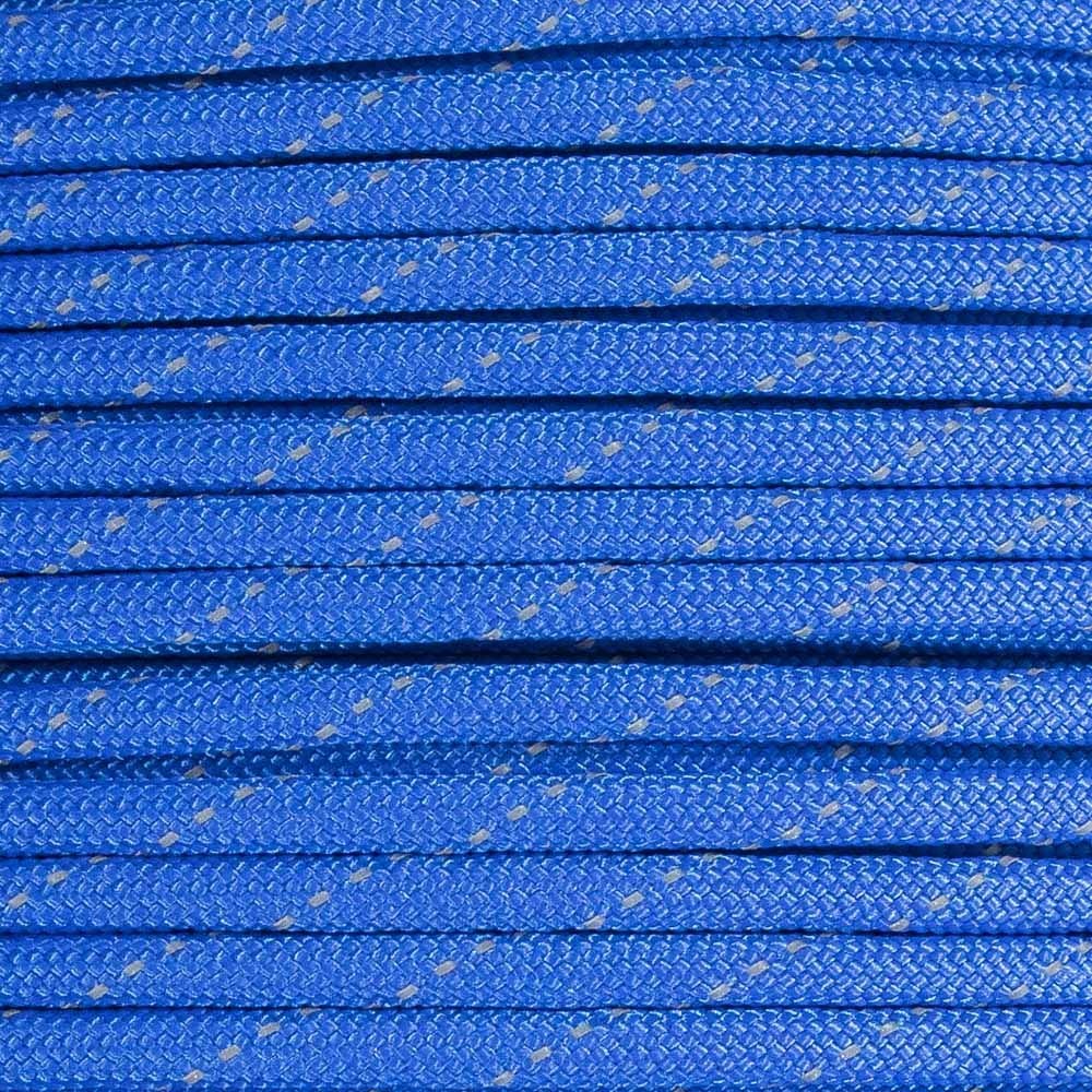 Paracord Planet 250 Foot Spool Nylon 550lb Type III 7 Reflective Royal Blue