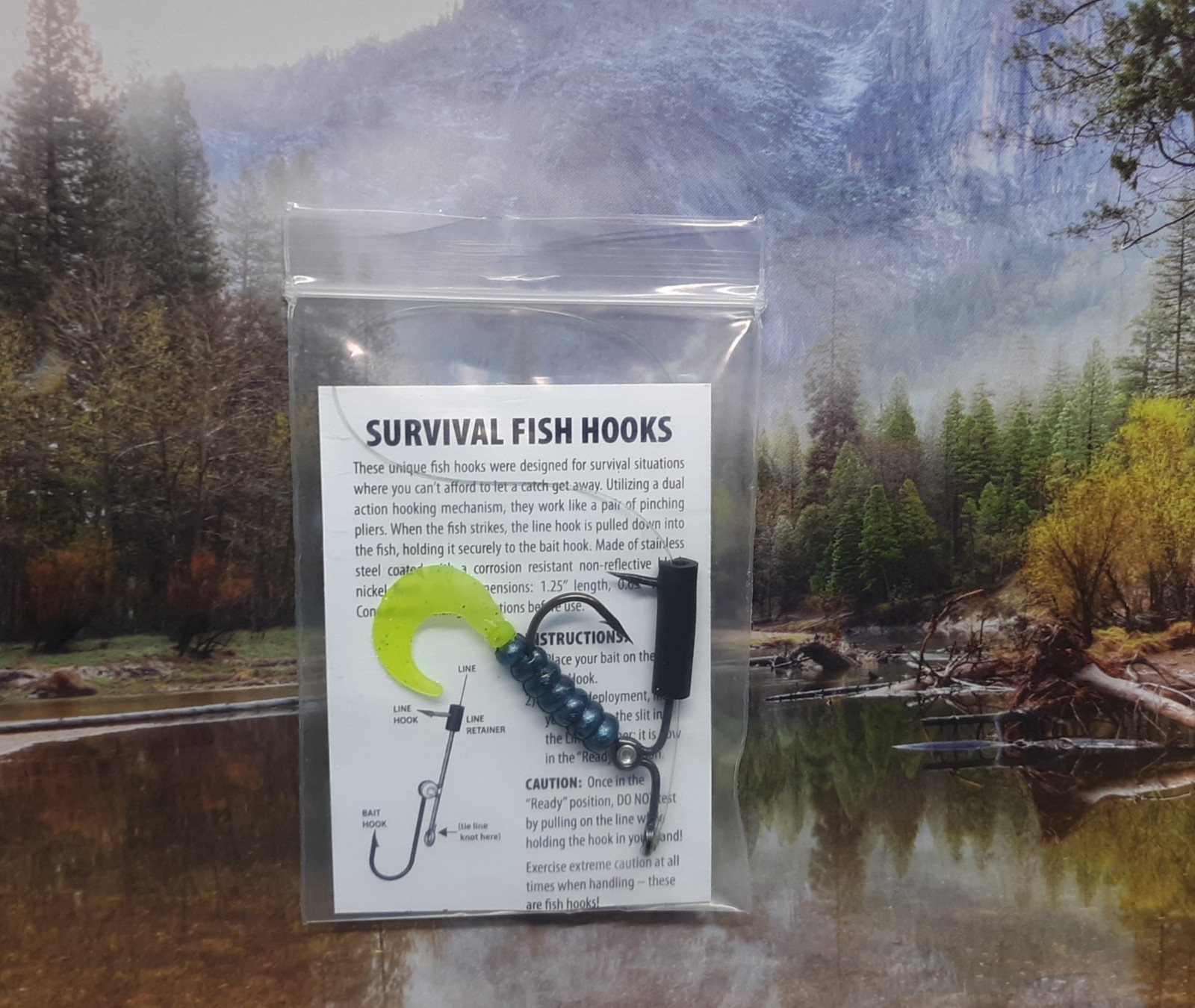 Survival ‘Catch and Keep’ two contact point fish hook