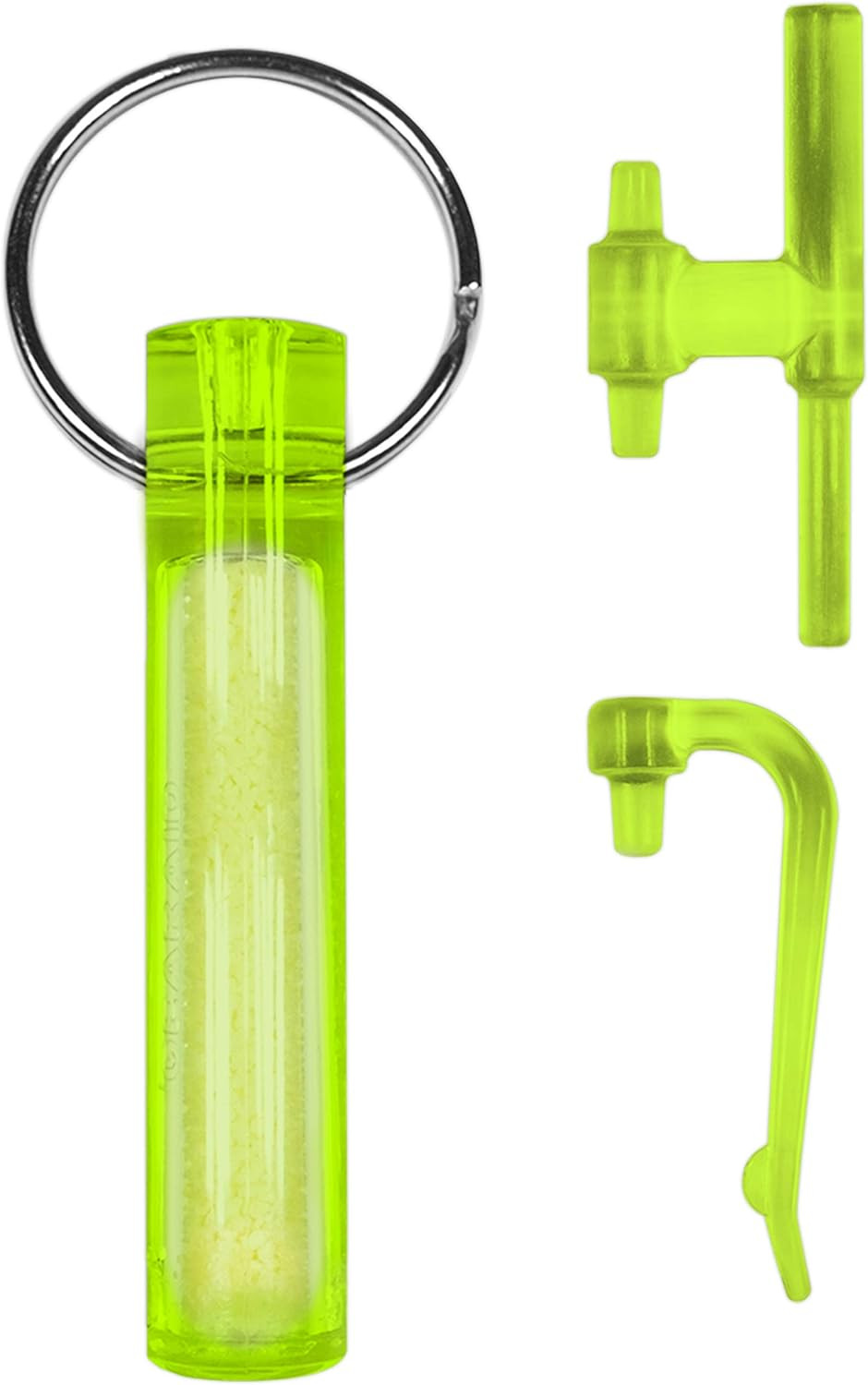 Ni Glo 2” UV Rechargeable Glowing Keychain – Multi-Purpose Glow-in-the-Dark A…