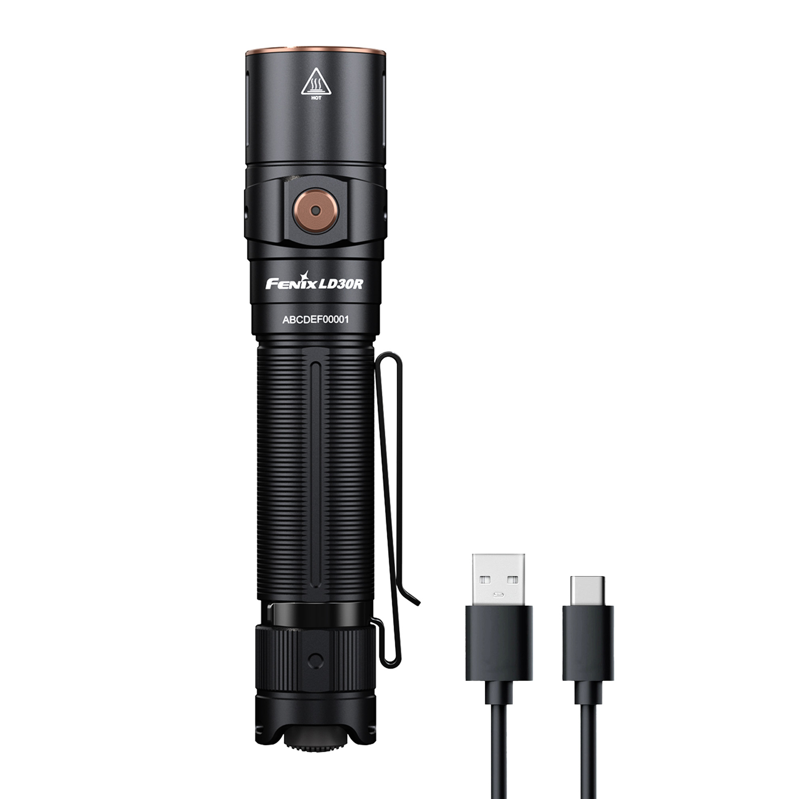 Fenix LD30R 1700 Lumen Everyday Carry Rechargeable Flashlight