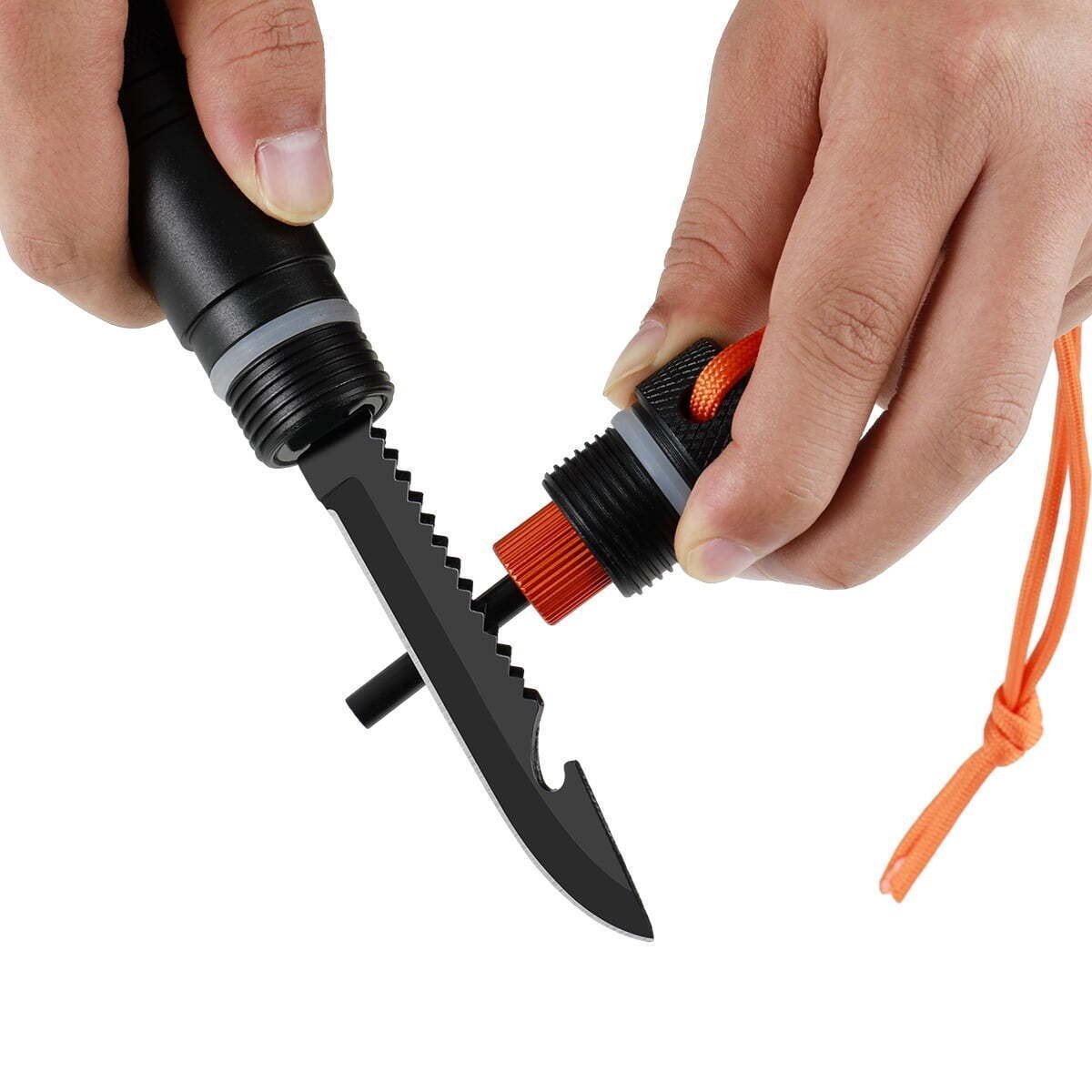 30-in-1 Survival Kit Portable Folding Shovel Multifunctional Camping Tool w/Case