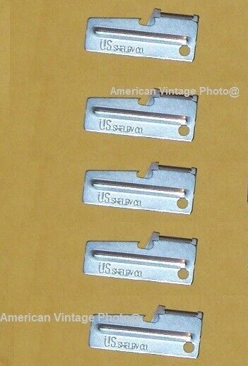 5 Pack Military Army P38 P-38 Can Opener Shelby Co USA for Camping Scout Hiking