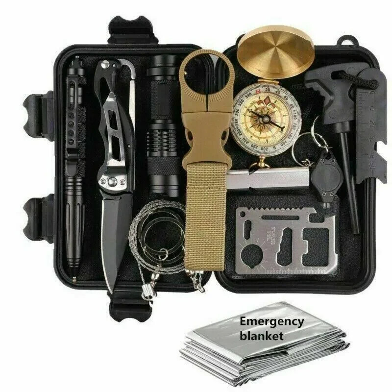 Emergency Survival Gear Kit Camping Survival Gear Kit Camping Tactical