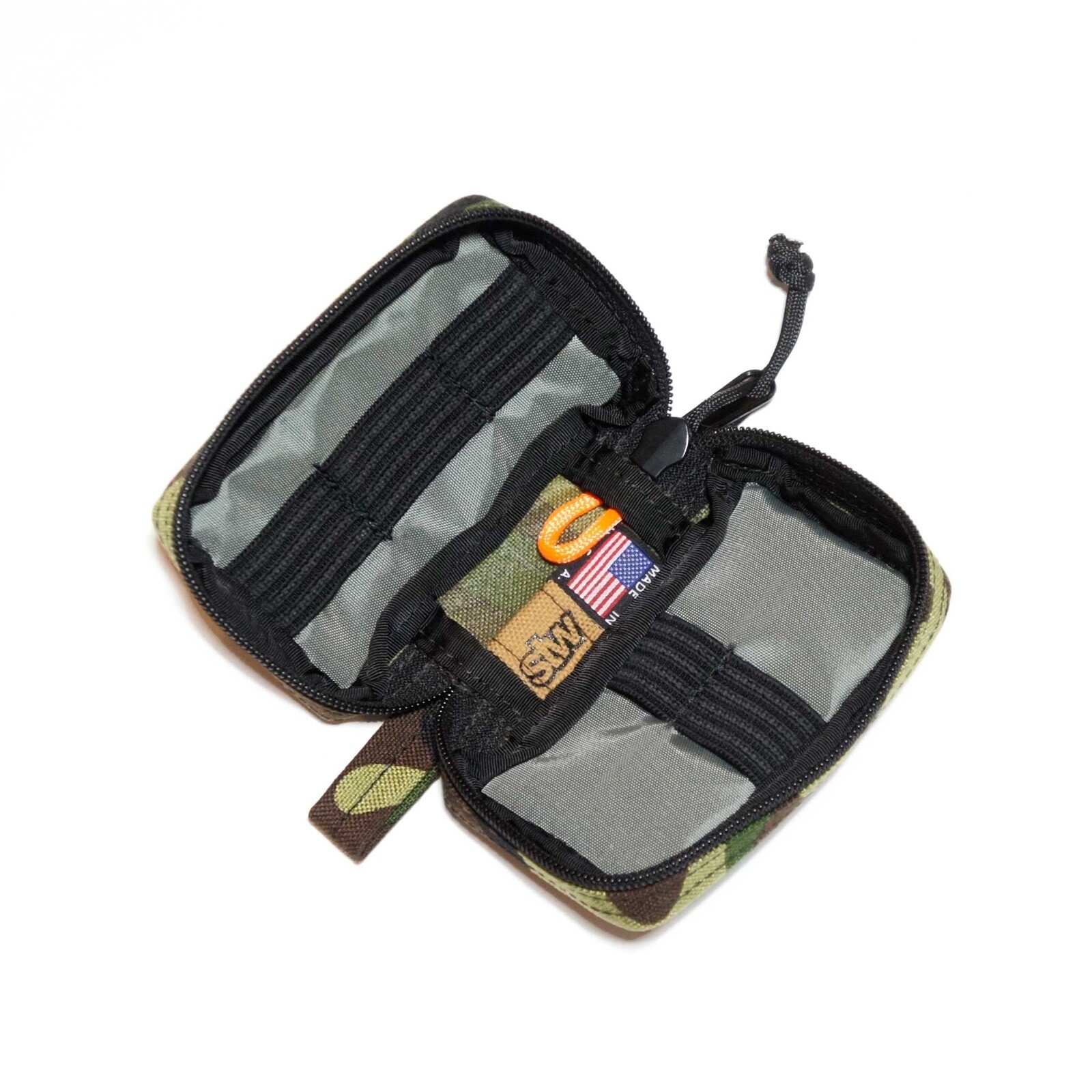 STW Mini Woodland Camo Cordura Nylon EDC Organizer Pouch