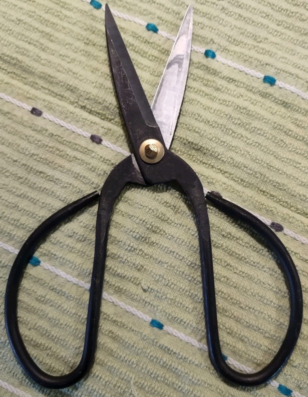 New 8″ Chinese Scissors Hardened Alloy Steel Black Heavy Duty Metal Craft
