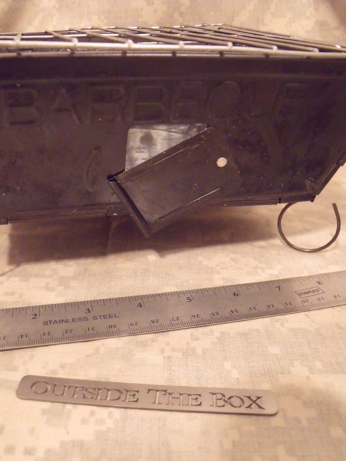 Emergency/Survival: Portable Folding Grill, Lightweight & Flat Fold Design!