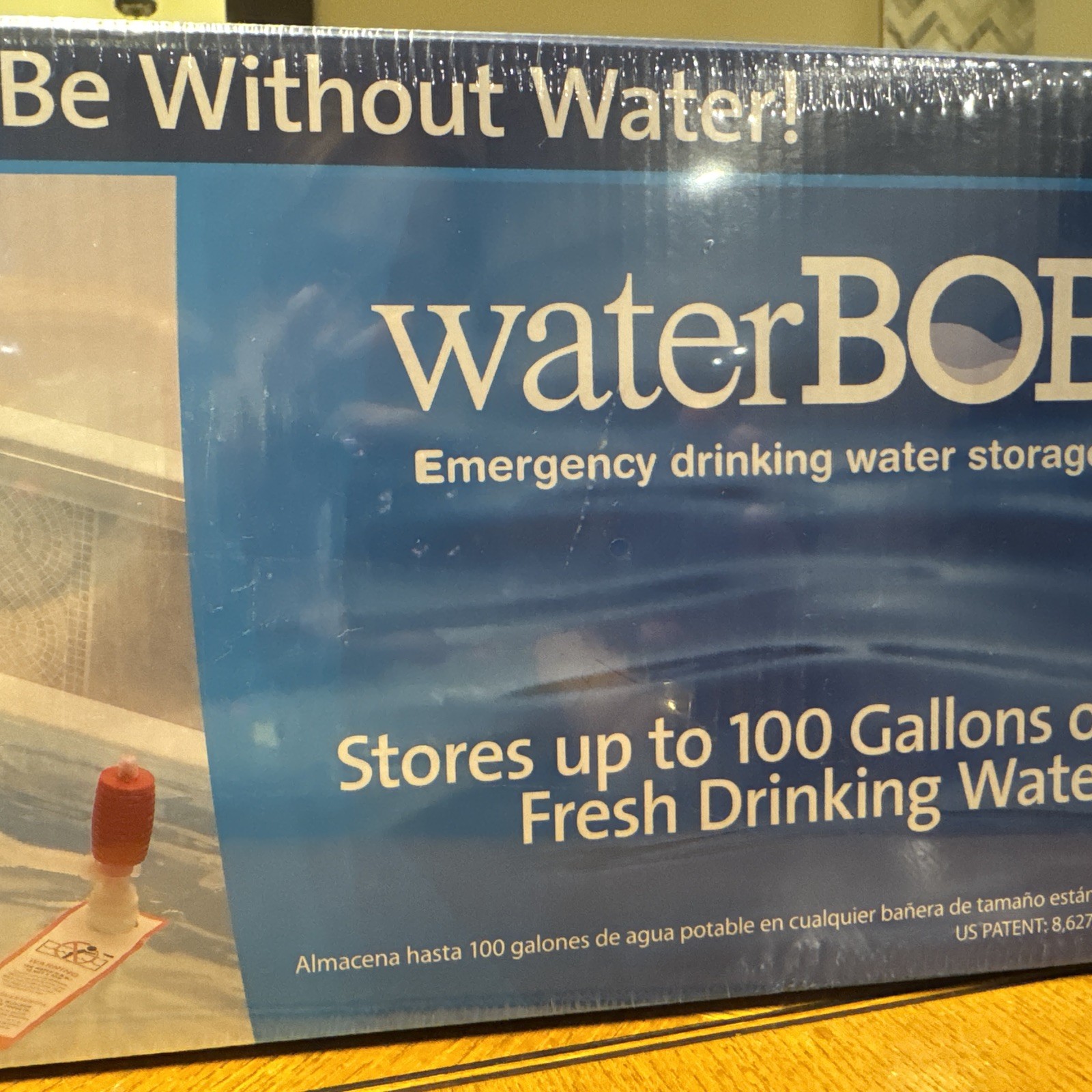 New WaterBOB Emergency Drinking Water Storage Survival 100-Gallons Kit Sealed