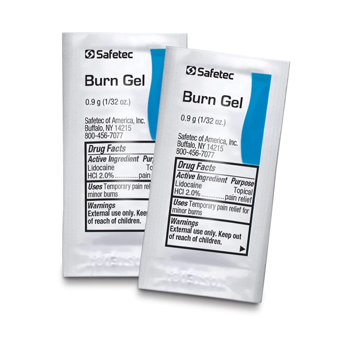 Burn Gel 0.9g – 144 Count Box, Fast Relief for Minor Burns & Skin Irritations