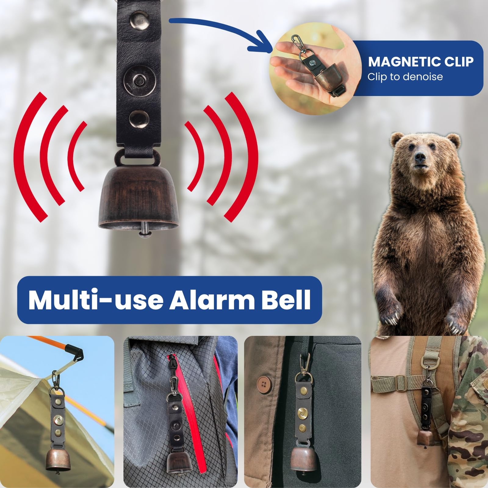 Bear Bag Hanging Kit – 10L Waterproof Bear Proof Food Storage Bag, 2 Straps, …