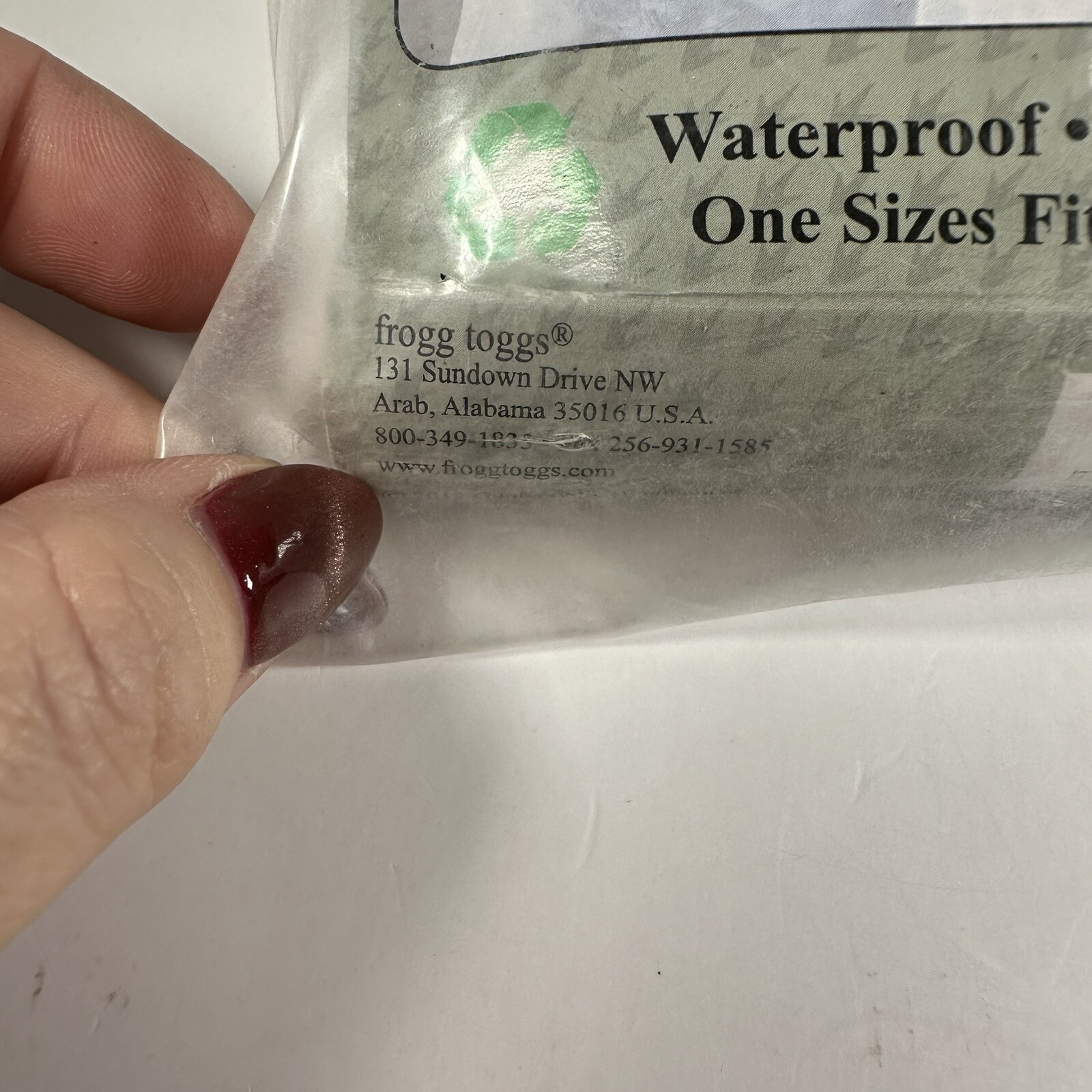 Frogg Toggs Adult Poncho Ultra Lite “One Size Fits All” 44″W x 40″L Clear