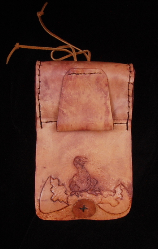 BUSHCRAFT LEATHER POUCH/BAG