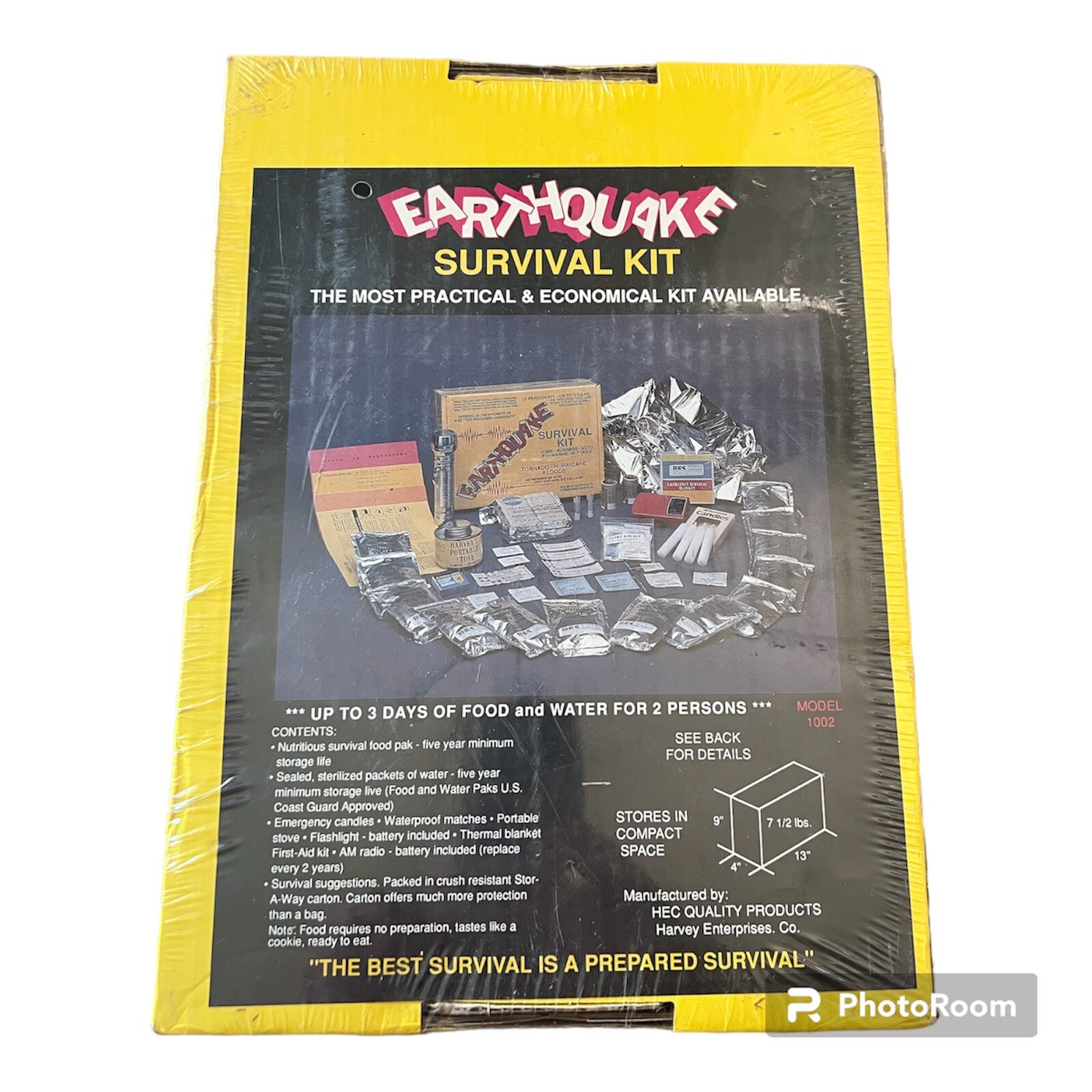 survival kit 2 Person Kit 3 Day Kit For Earthquakes Tornadoes And Hurricanes