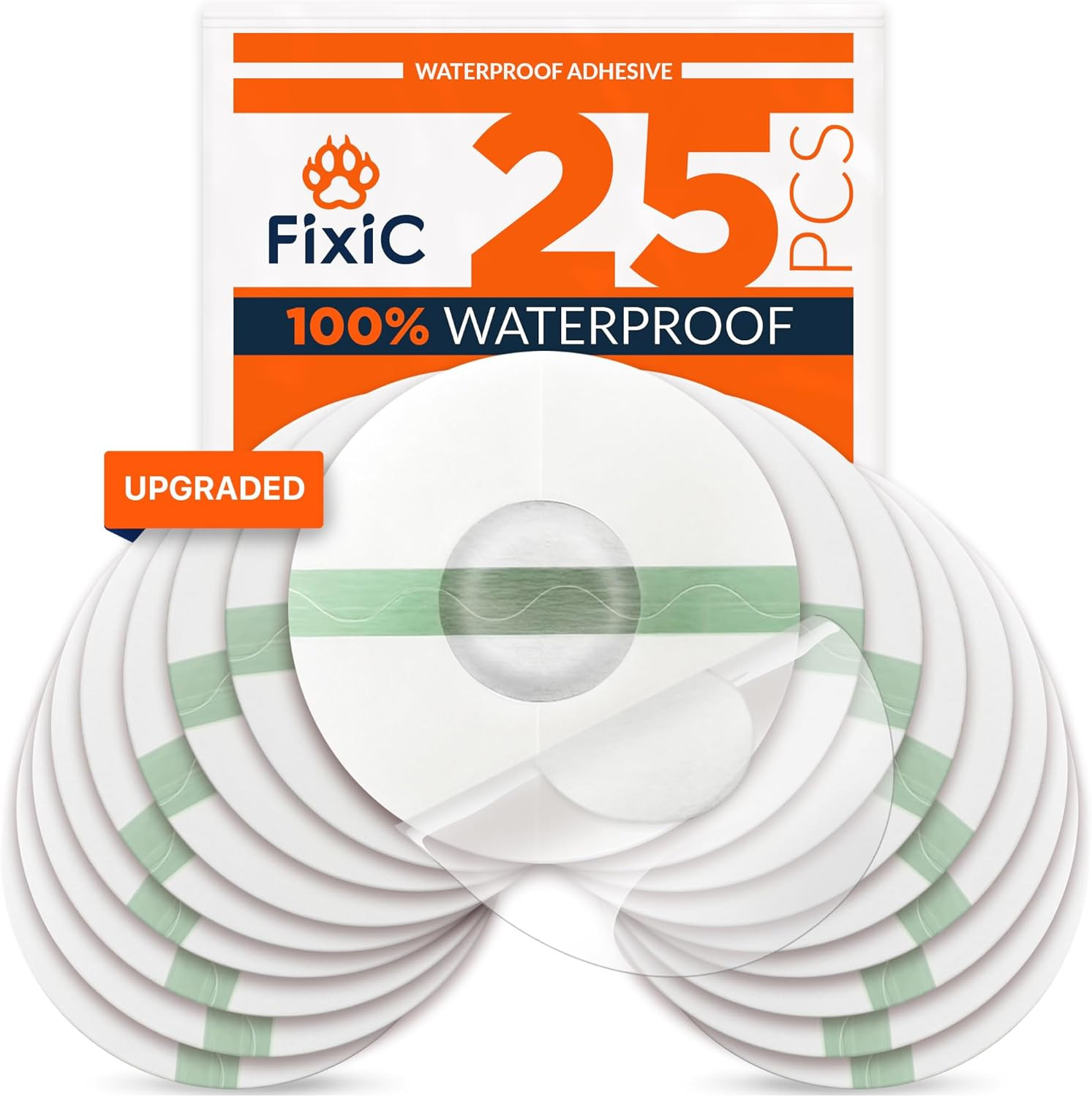 Libre 3 Sensor Covers – 25 Pack – Freestyle Adhesive Patches for Libre 3 & plus