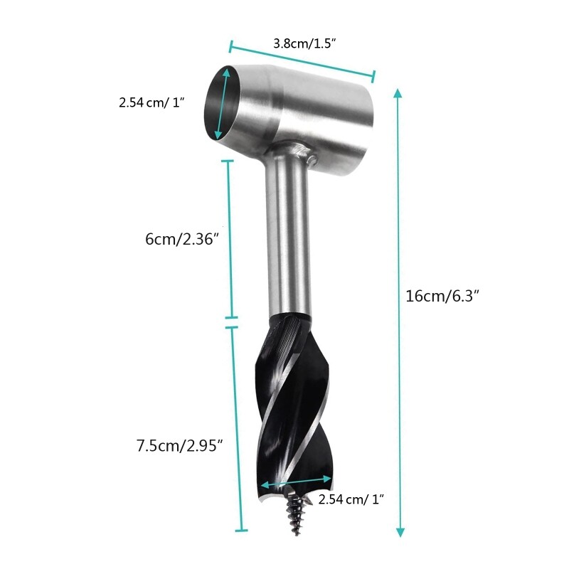 Survival Manual Tools for Hand Auger Wrench Drill Peg Outdoor