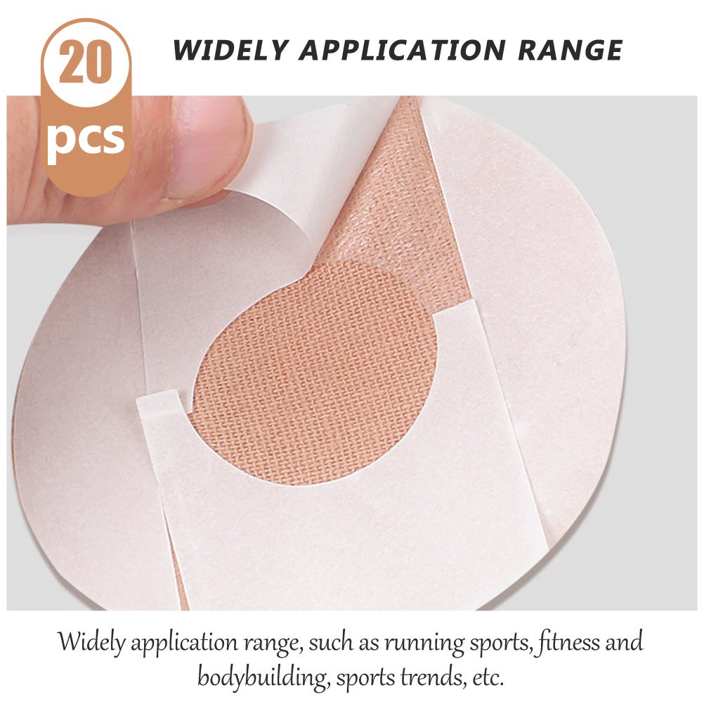 40 PCS Sports Non-slip Adhesive Patch Elastic Sensor Fixed Patch Breathable