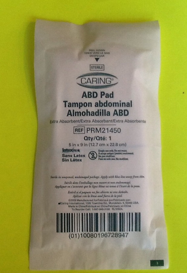 14 Sterile Abdominal Abd Pads Emergency First Aid Prepper Bug Out Bags Survival