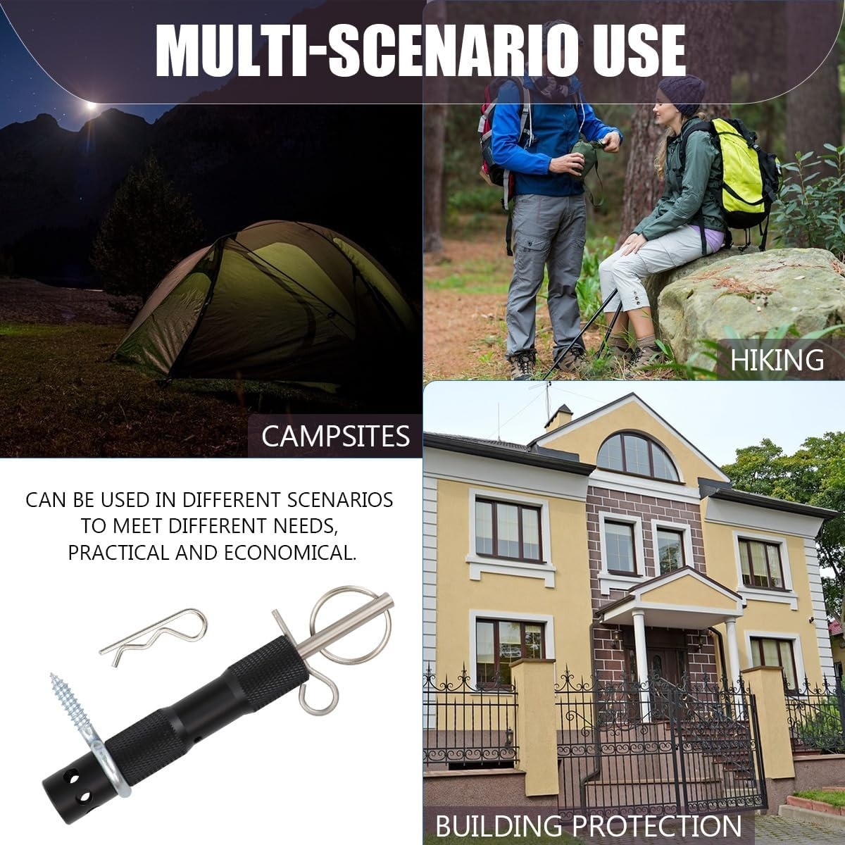 Perimeter Trip Alarm,Camping Trip Wire Alarm Device,Early Warning Security Syste
