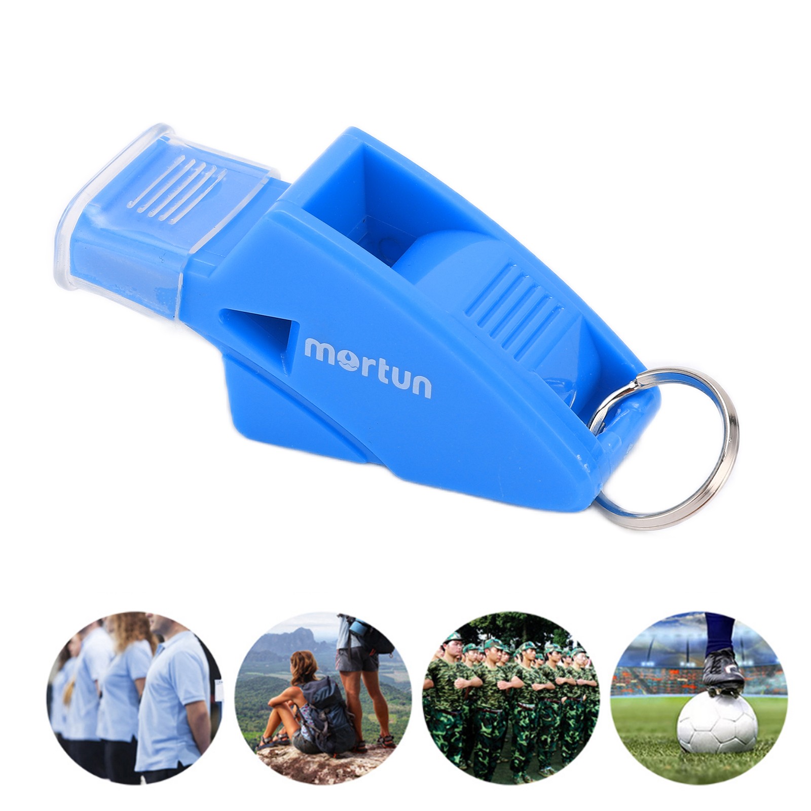 5 Plastic Crisp Sound Outdoor For Referees Easy To Use