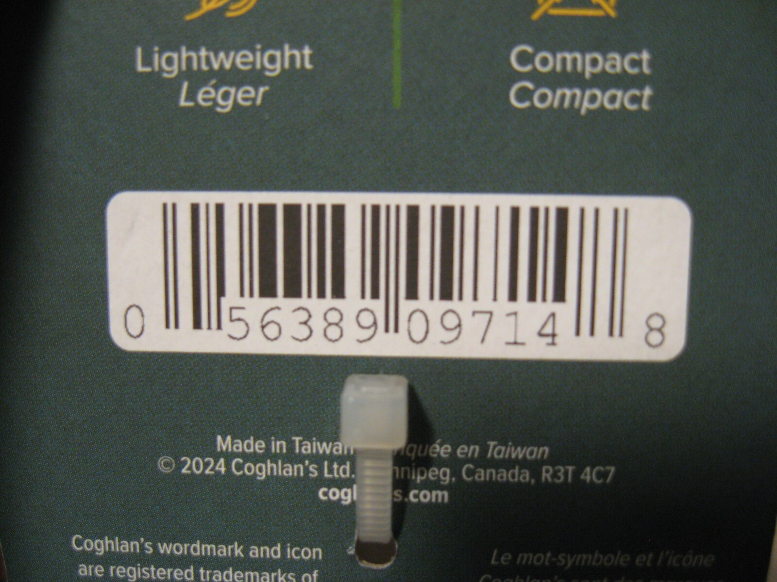 Coghlan’s Thermometer & Compass Key Chain Compact Lightweight Survival 9714
