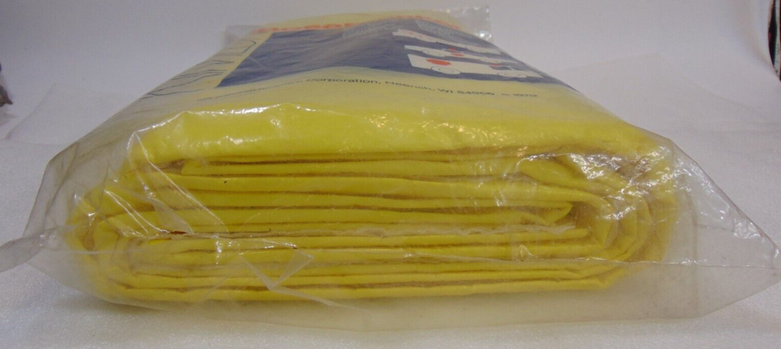 Vintage Emergency Blanket Thermal Survival Mylar Camping Hiking First Aid NOS