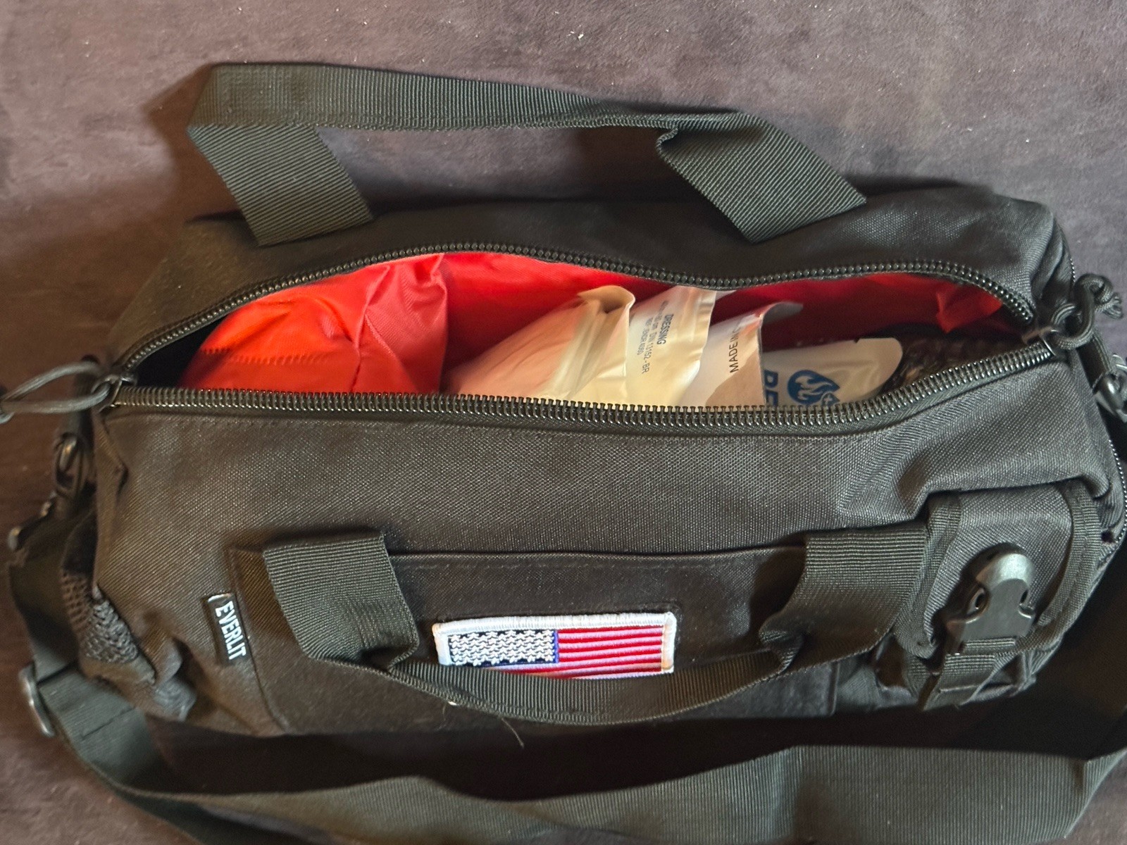 Everbilt Survival Kit with Black Canvas Case