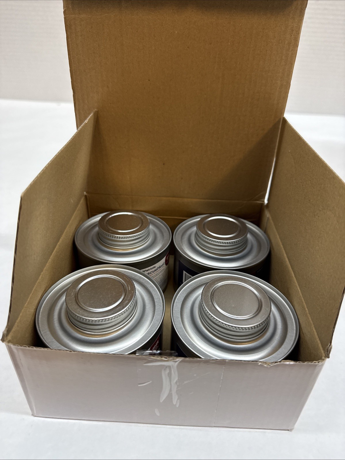 4Patriots RescueHeat 6-Hour Canned Heat & Chafing Fuel Survival Emergency Kit