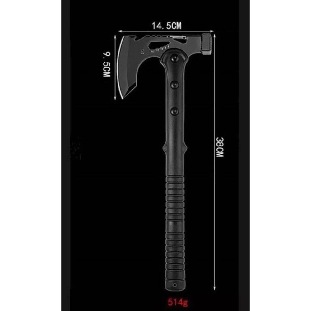 NEW For Survival Camping Grip Multi Function Hammer Axe High Strength Fiber