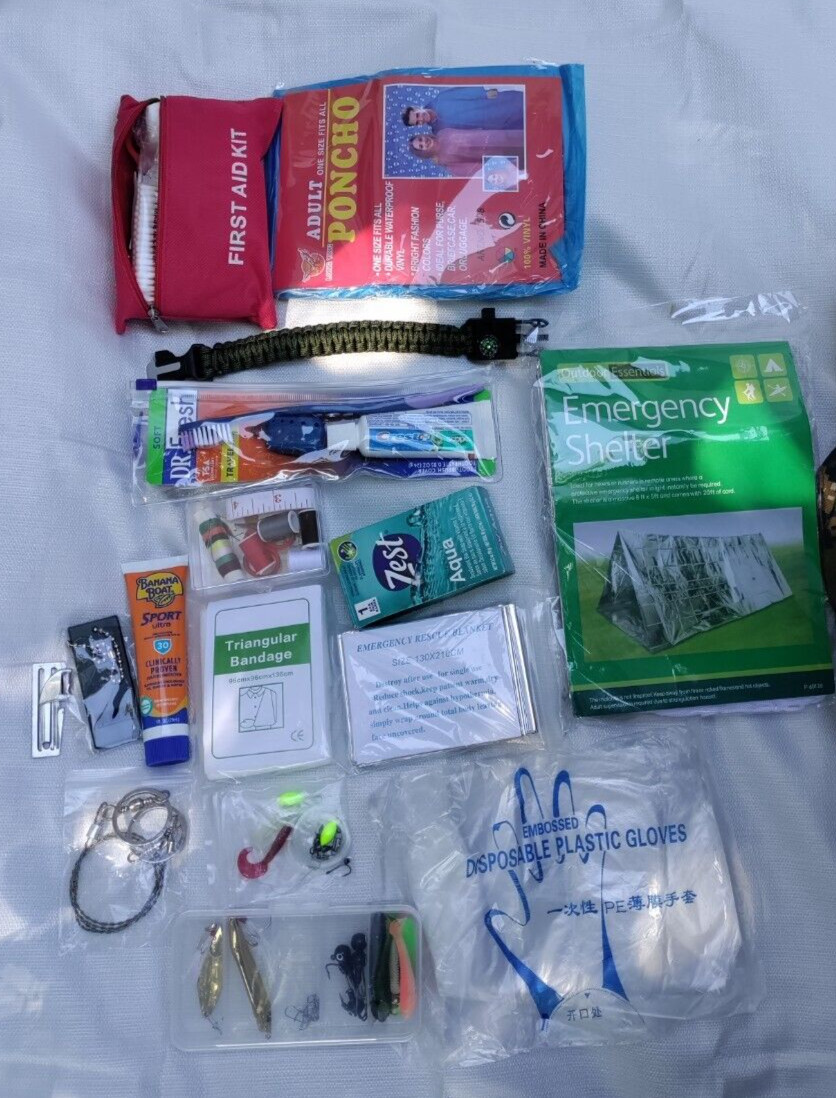 Bug out bag a must-have for backpacking, camping, hiking, full of outdoor gear