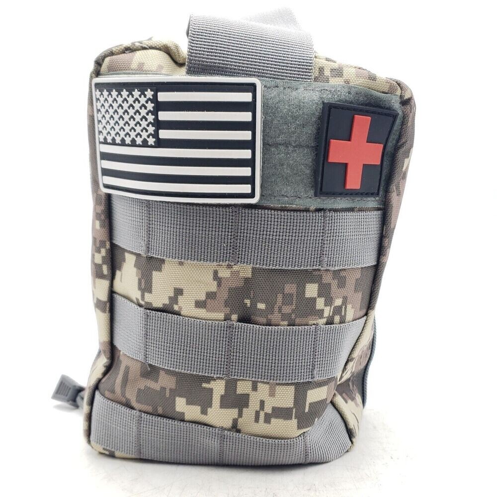 Emergency Survival Kit Bag First Aid Bug out Military Prepper Kit 142Pcs Bag