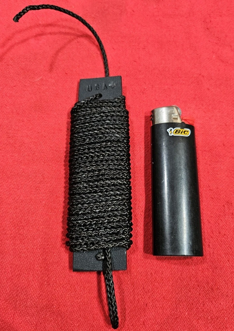 HYPERBEE🐝 Ultra Lite Backpacking Survival Cordage Kydex Spool No.36 Bank Line.