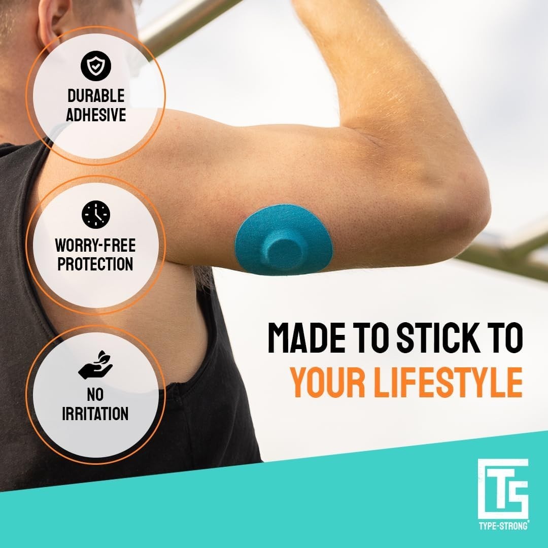 20 Pack Tan Freestyle Libre 3 Adhesive Patches. Waterproof Libre 3 Sensor Cov…