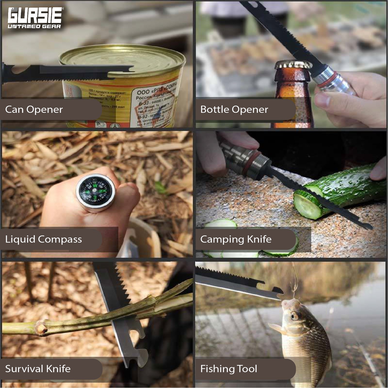 Best Gifts For A Fisherman Camping Hiking Hunting Fishing Survival Gear Kit USA