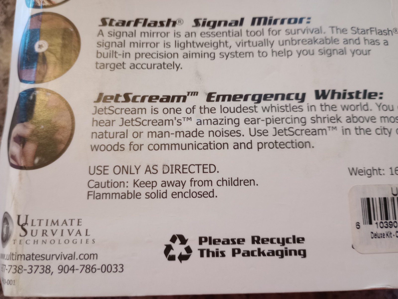 BRAND New UST Ultimate Survival The Deluxe Survival Kit