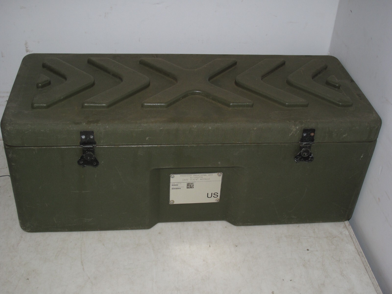 Hard Case Military Caisi Client Module 28x13x11 Hinged Lid