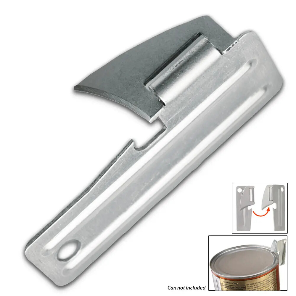 P-51 Military Can Opener (2pk.) Stainless Steel, New Larger Size. Free Shipping.