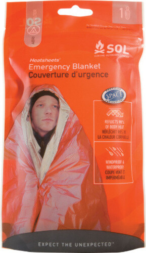 Adventure Medical Heatsheets Emer Blanket 0140-1222 One Person. 56″ x 84″. The m