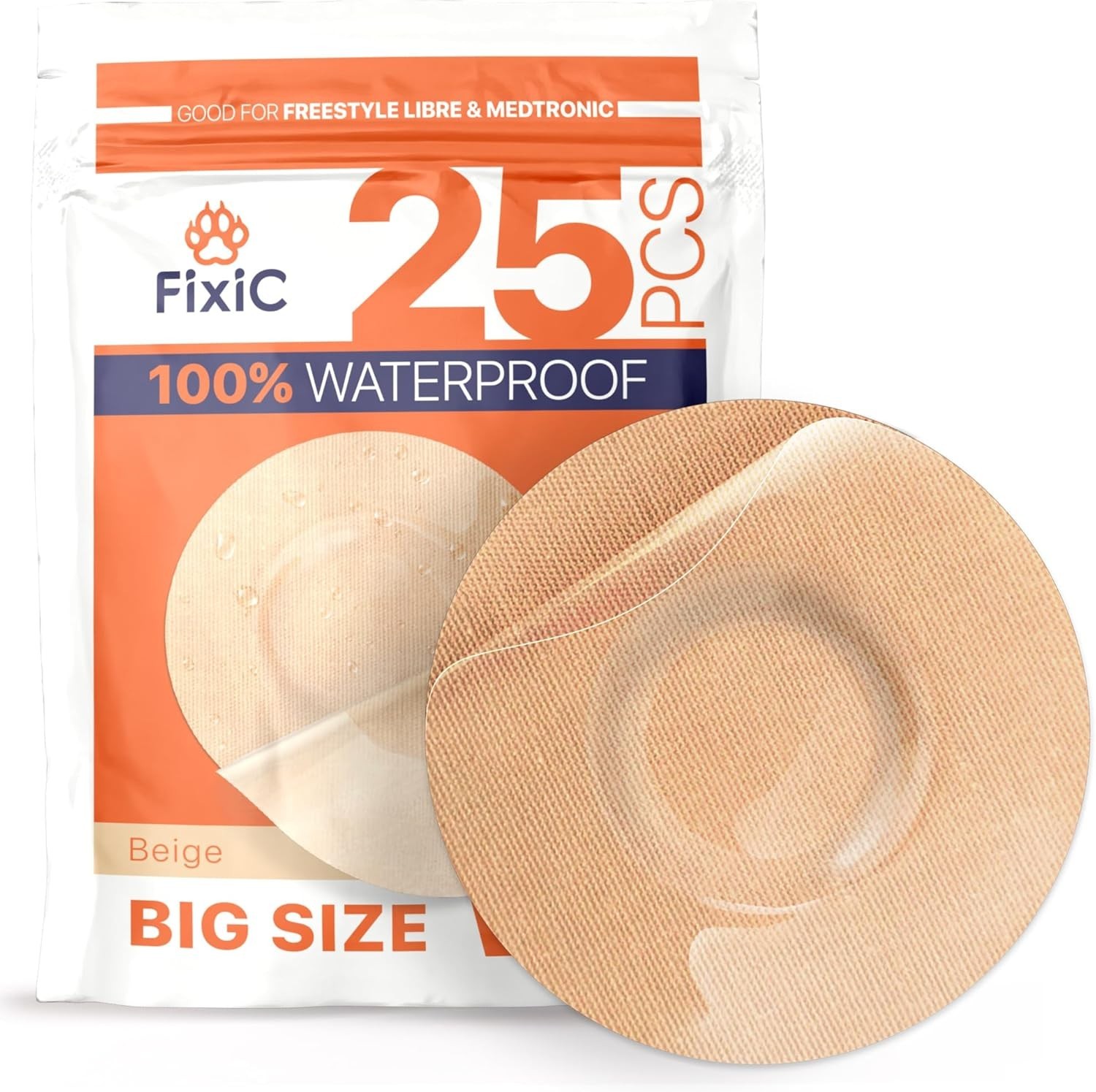 25 Hypoallergenic Freestyle Adhesive Patches – Secure & Breathable Comfort