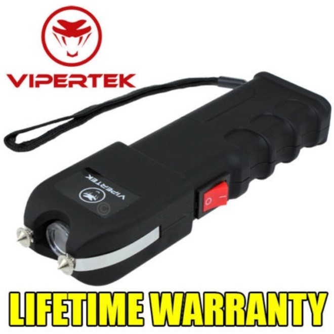 Genuine VIPERTEK Stun Gun 700 BV w/ LED Light + Holster