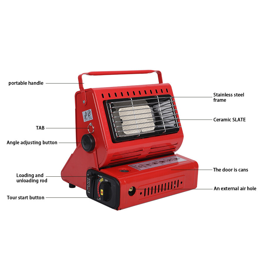 Camping Emergency Butane Heater Double Coherent Heat Source Survival Tools EP