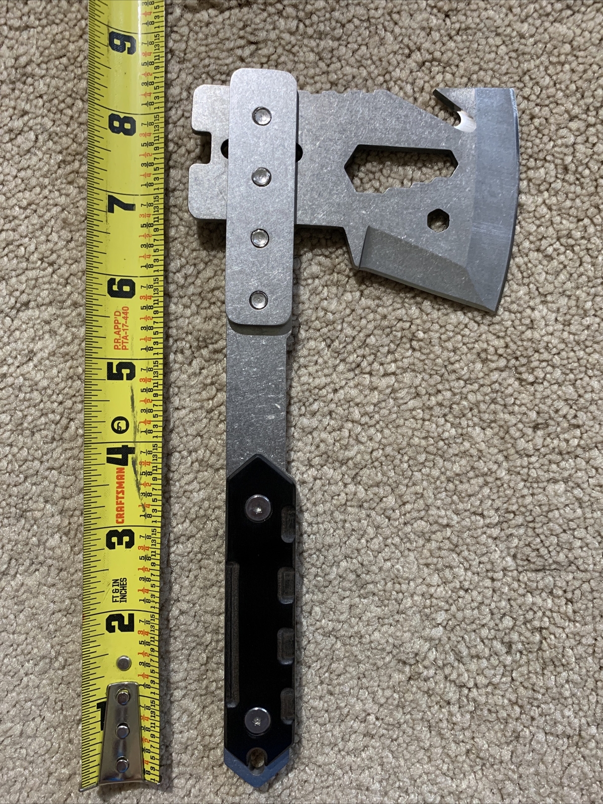 NEW Tekto USA 11-In-1 Tactical Survival Emergency Hatchet Axe Multitool MSRP $95